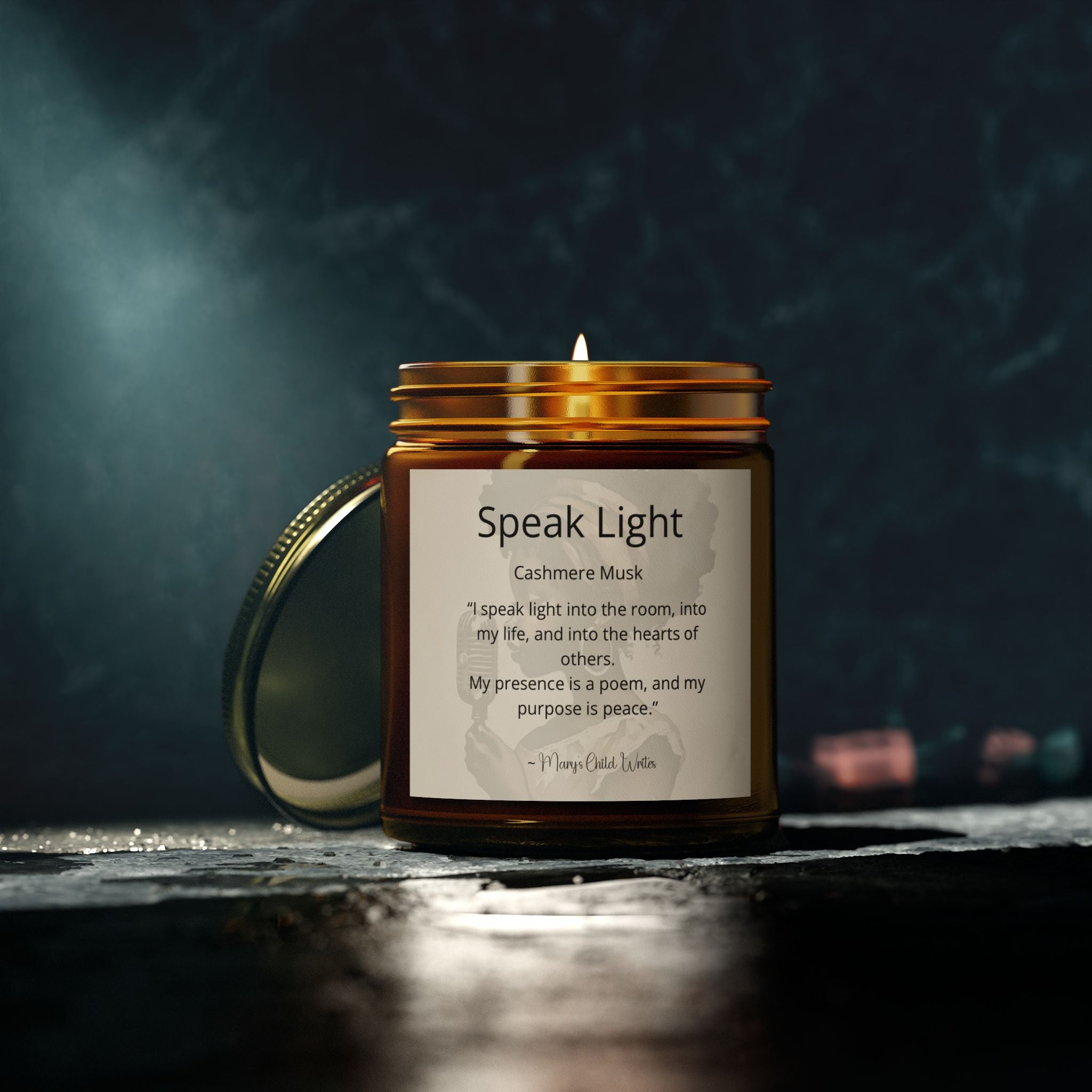 Inspirational Affirmation Candle by Mary’s Child Writes