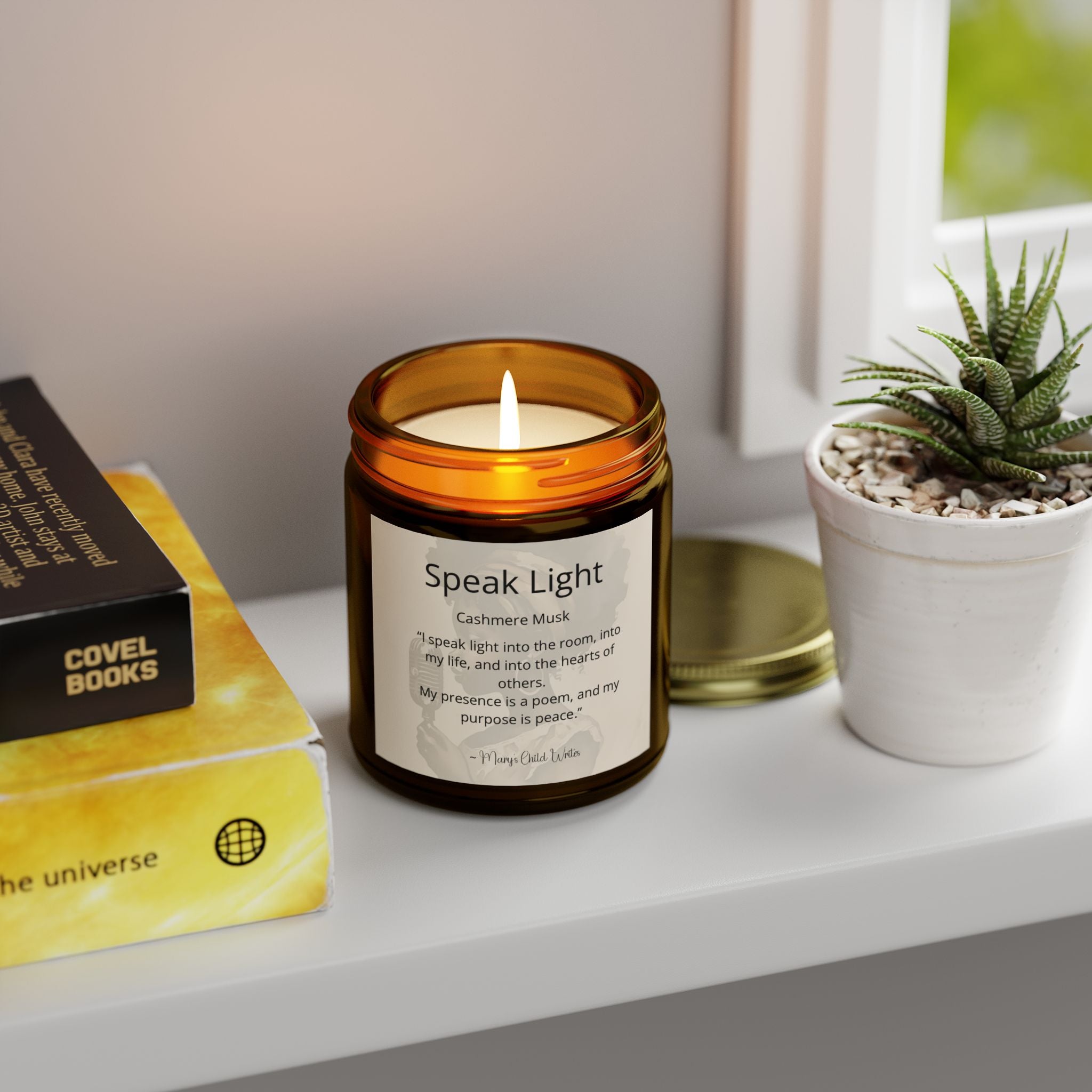 Inspirational Affirmation Candle by Mary’s Child Writes