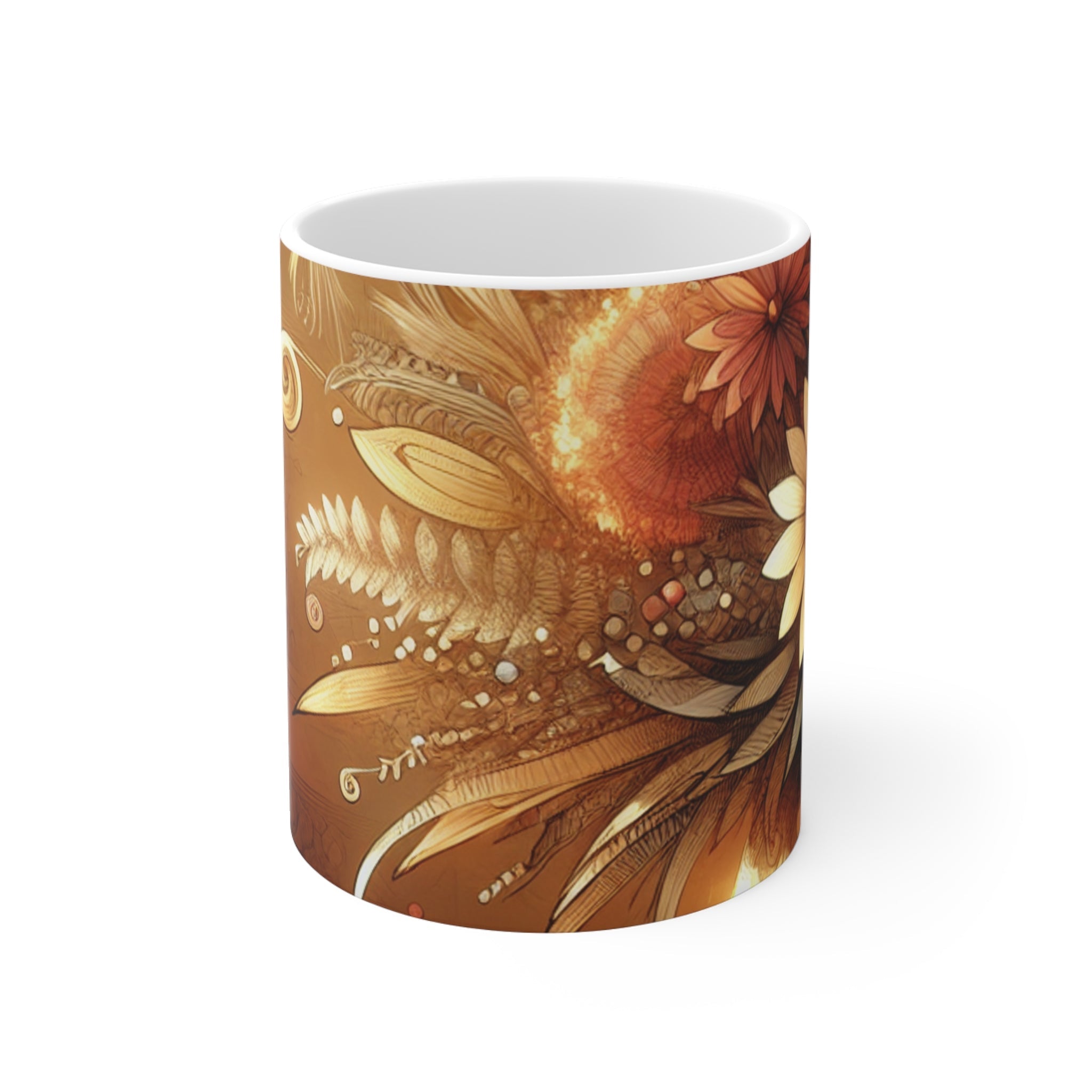 Grateful Floral Mug