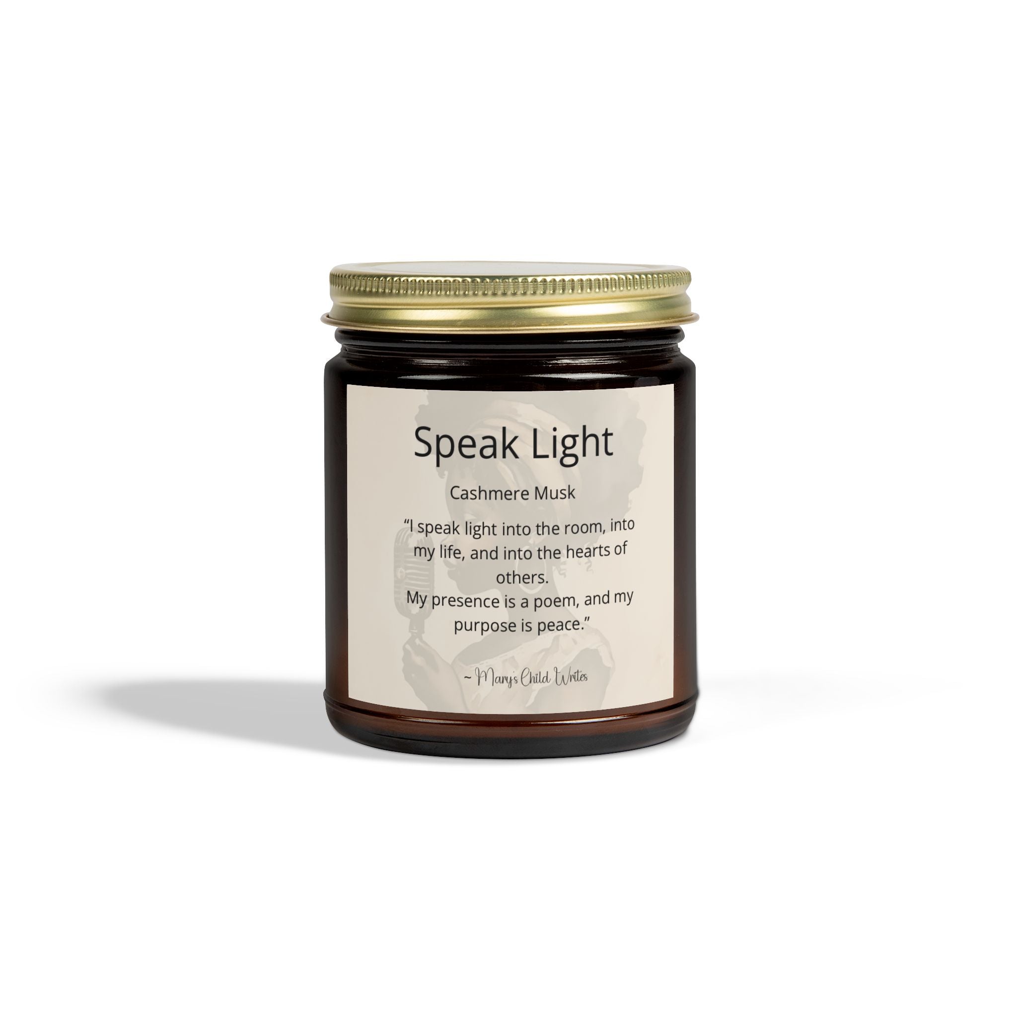 Inspirational Affirmation Candle by Mary’s Child Writes