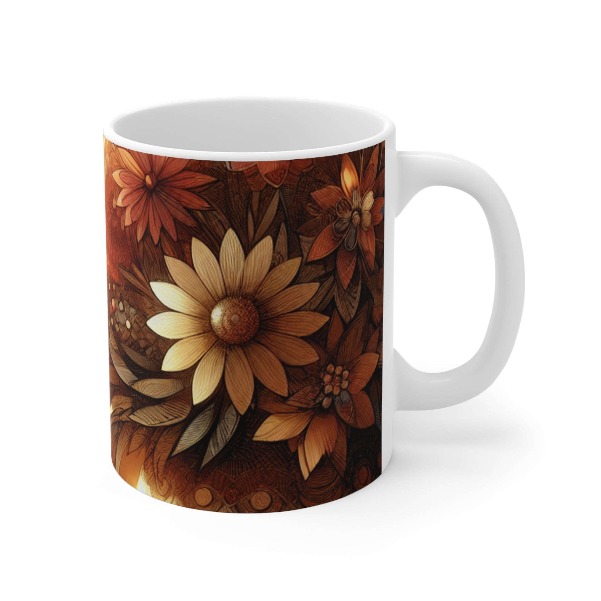 Grateful Floral Mug