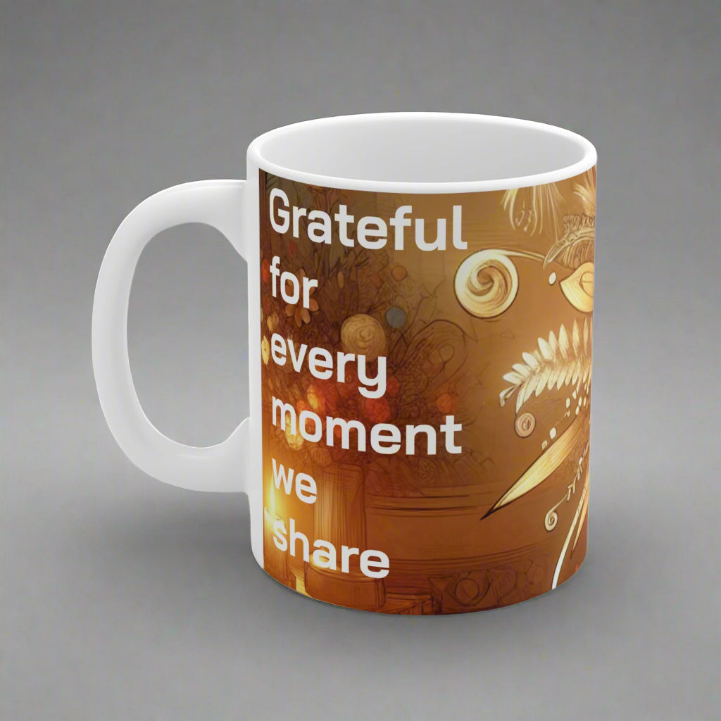 Grateful Floral Mug