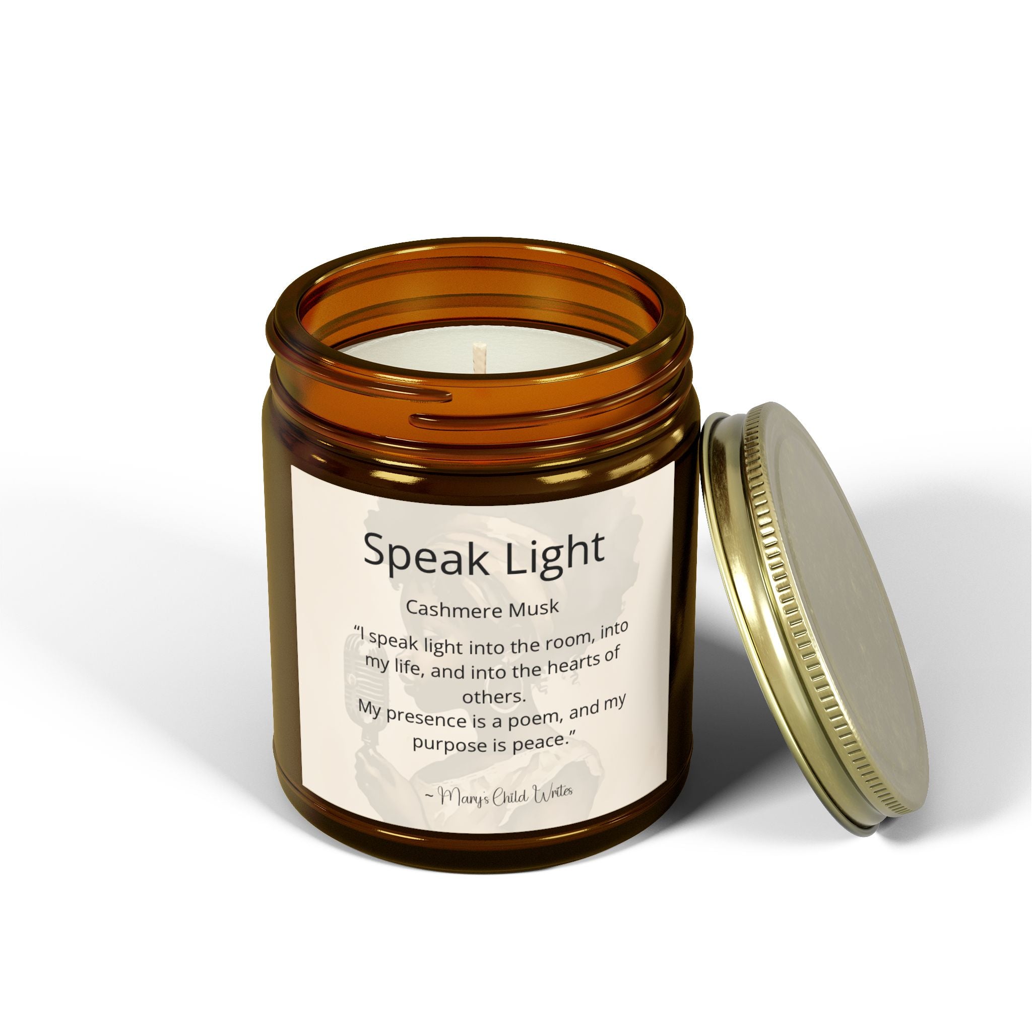 Inspirational Affirmation Candle by Mary’s Child Writes