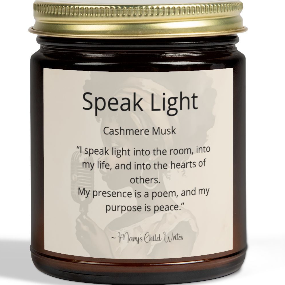 Inspirational Affirmation Candle by Mary’s Child Writes