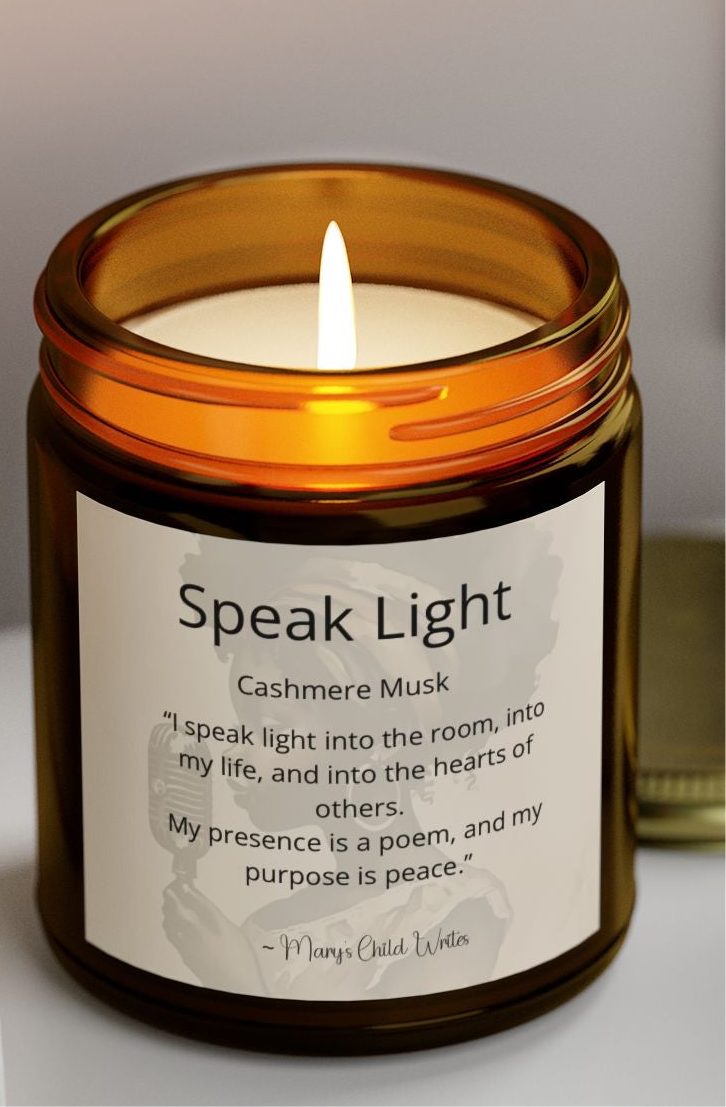 Inspirational Affirmation Candle by Mary’s Child Writes